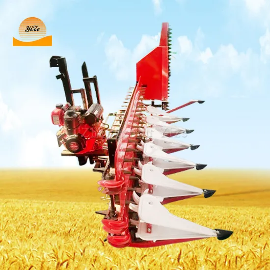 Advanced Agricultural Walking Tractor Combine Harvester Machine Harvesting Windrower
