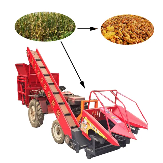 Agricultural Tractor Automatic Maize Picker Corn Combine Harvester