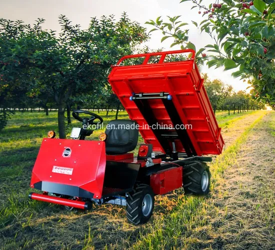 48V Motor High Quality Convenient Agricultural Boom Lift for Orchard Picking Cherry Picker
