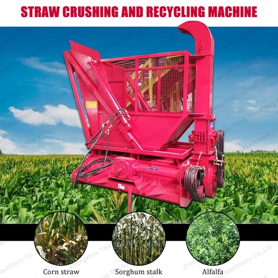 The Whole Corn Stalk Harvesting Machine Forage Harvester Silage