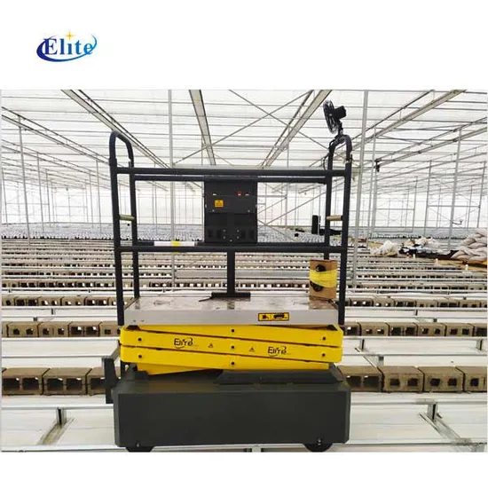 Elite Mirco Computer Control Electric Harvest Lift Pipe Rail Cart Trolley for Greenhouse