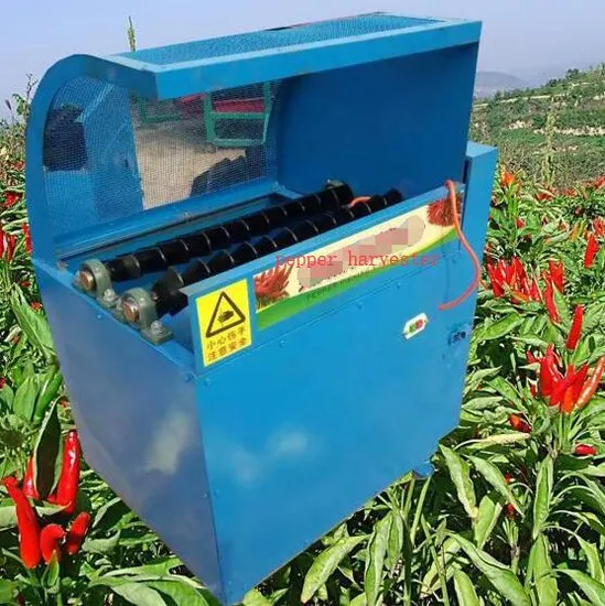 Agriculture Farm Machine Electric Pepper Harvester Green Red Chili Picking Machine