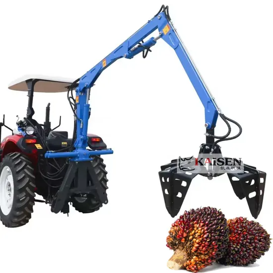Hydraulic Fruit Palm Oil Grabbing Pickers Grabber for Crawler Dumper Tractor