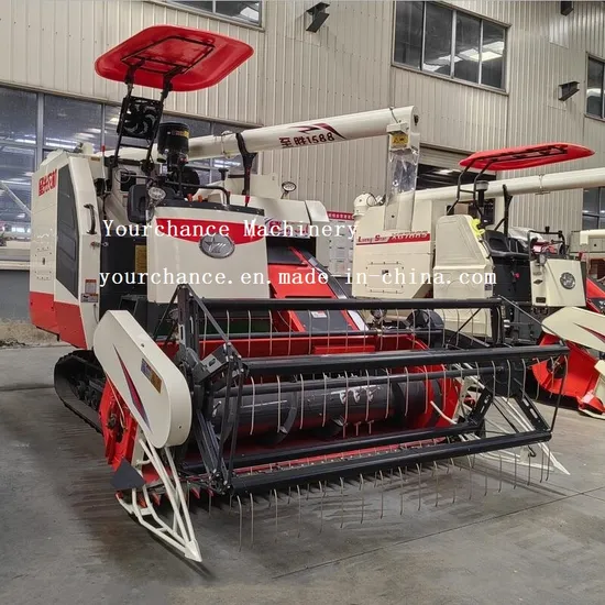 China Factory Sell 4lz-6.0 Full-Feed Truck Type Rice Wheat Combine Harvester