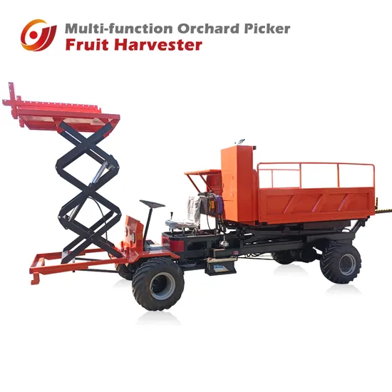 Multi-Purpose Orchard Multi-Function Orchard Fruit Harvesting Tractor
