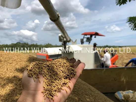 Agriculture Crawler Rubber Track Combine Harvester