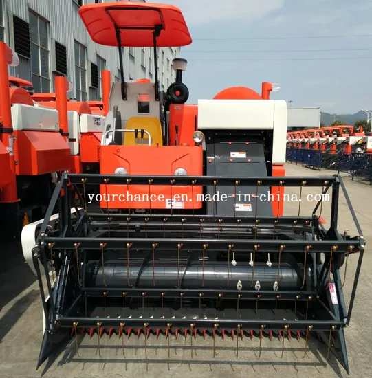 Philippines Hot Sale 4lz-4.0 Rice Combine Harvester with Vertical Discharging Pipe