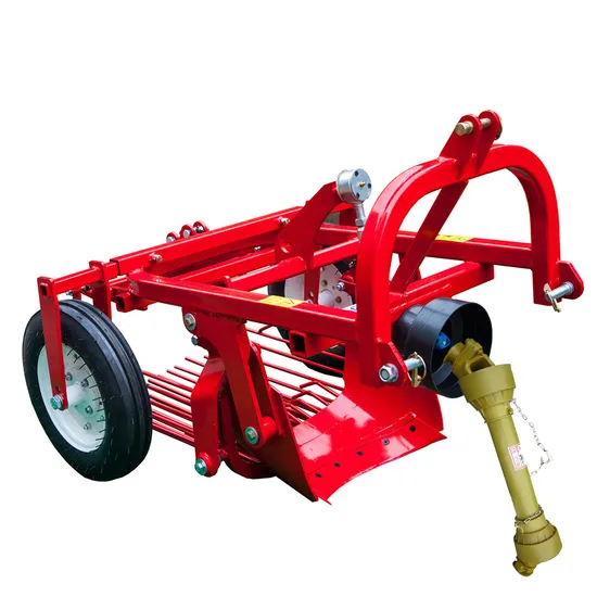 Mini One Row Tractor 3 Point Link Potato Digger Harvester
