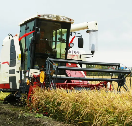 Rice Harvester Machine 102HP with 1.6m3 Storage Tank