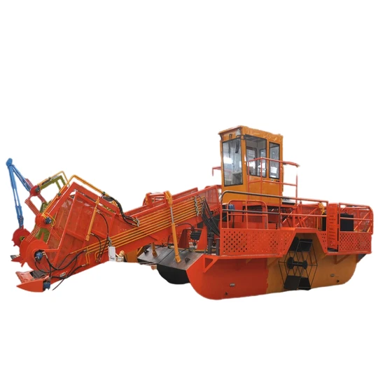 River Clean Floating Waste Collecting Boat Water Weed Harvester