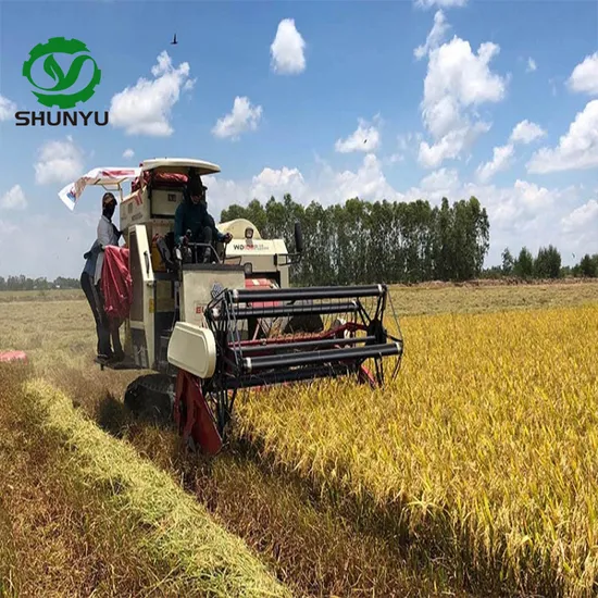 New Harvester World 4lz-4.0e 88HP Paddy Combine Harvester