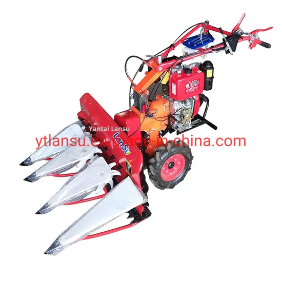 Multifunction Automatic Walking Tractor Reaper Mini Rice Wheat Harvester New Small Combine Harvester Price