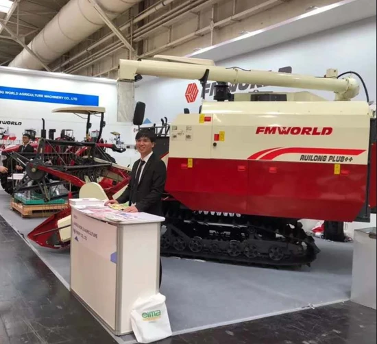 Fmworld Ruilong 4lz-6.0p Multifunctional Harvesting Machine Combine Harvester for Rice