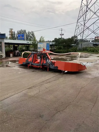 Durable Folded Rice Combine Harvester Header with Side Hanging Type