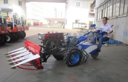 Walking tractor harvestor, Shuhe brand,4GL-120 wheat and rice harvester