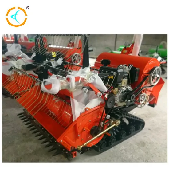 High Quality Yonghan 4lz-0.6A Wheel Mini Combine Harvester