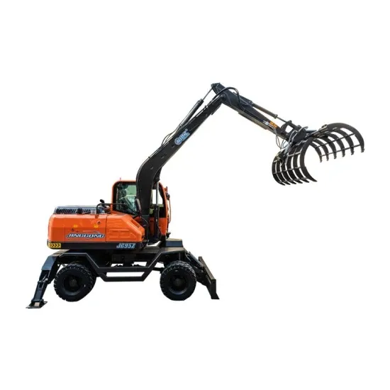 Jg95z 8 Ton Cotton Grapple Loader Wheel Cotton Grapple Excavator for Cotton Handling