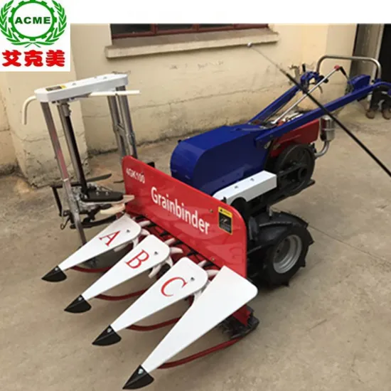 4gk100 Manufacture Farm Wheat Rice Cheapest Reaper Walking Tractor Running Binder Price