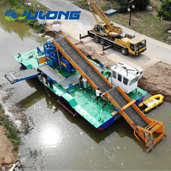 High Capacity River Cleaning Water Hyacinth Harvester Rubbish Collection Machine