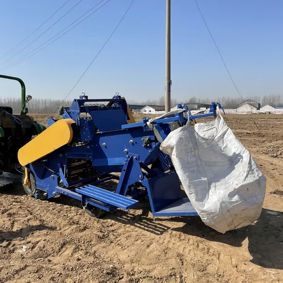Automatic Farm Combine Harvester for Potatoes and Onions with Bagging Function Gearbox Drive Tractor Operated