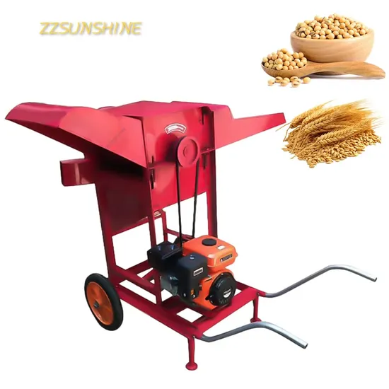Low Price Portable Small Gasoline Engine Paddy Rice Thresher Machine Mini Sheller Corn Wheat Sorghum Soybean Millet