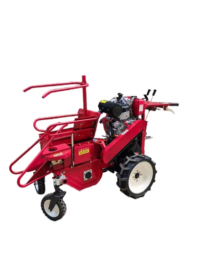 High Quality Corn Harvester with 12HP Walking Tractor Agricultural Machine Corn Harvester