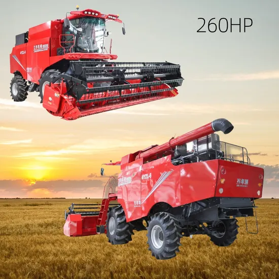 Model 4lz-13 Large Grain Wheat Combine Harvester for Rice/Wheat/Corn/Maize/Soybean