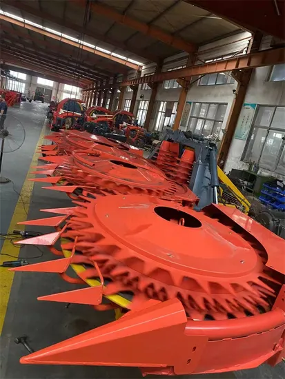 Convenient Folded Rice Harvester Machine Silage Harvester Header with 3.5m Working Width