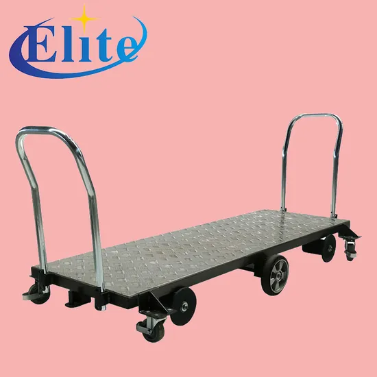 Customized Metal Platform Harvesting Trolley for Greenhouse Tomato