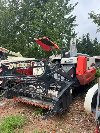 Self-Propelled Wheat Rice Grain Combine Harvester