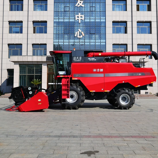 Reliable 360HP Wheat Harvester Corn Harvesting Equipment with 4WD Drive System