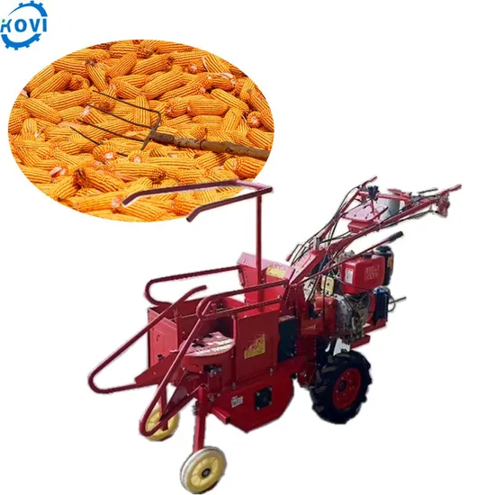 Maize Harvesting Machine High Quality Tractor Corn Harvester and Peeler Machine Maize Combine Harvesting and Peeling Machine