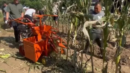 Gas Motor Single Row Corn Harvester