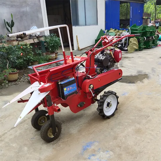 Corn Harvesting Machine Small Scale Corn Rice Wheat Harvesting Machine Combine Corn Harvester Mini Corn Harvester