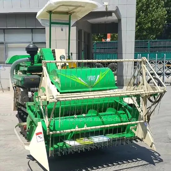Automatic Mountain Agricultural 25HP Harvester Self-Propelled Micro Wheat and Rice Household Combine Harvester