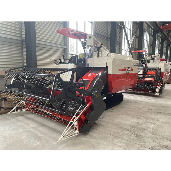 Factory Price 120HP Rice Wheat Combine Harvester