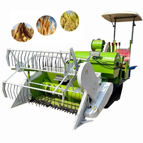 Barley Soya Bean Wheat Maize Corn Soybean Combine Harvester Rice Harvesting Machine