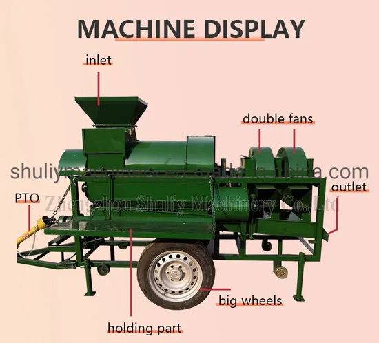 Mobile Diesel Engine Drive Maize Sheller Machine/Corn Thresher/Corn Threshing for Sale