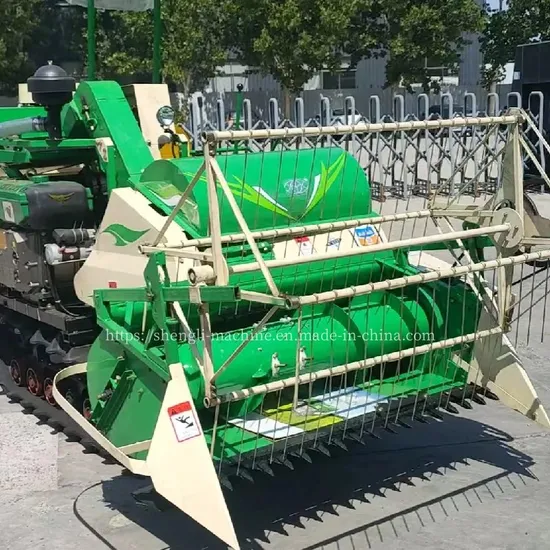 Mountain Home Use Small Combine Harvester Rice Wheat Soybean Crawler Combine Harvester Manufacturers