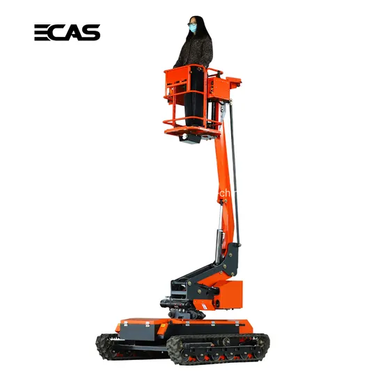 Hydraulic All Terrain Platform Mounted Telescopic Articulated Electric Boom Man Lift Truck Cherry Picker Lift Spider Aerial Work Platform Lift for Sale