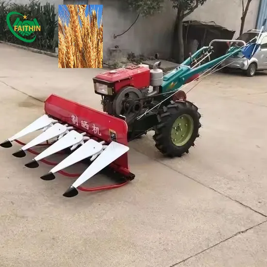 Farms Rice Corn Soybean Pepper Sesame Reed Harvester Reapers Hand Control Reaper Binder Mini Combine Harvester