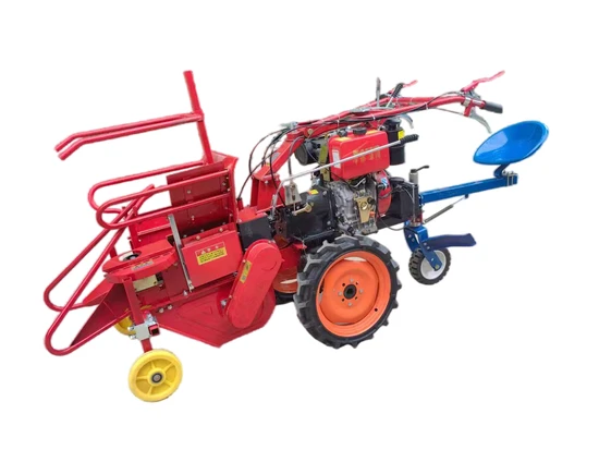 Agricultural Small Corn Harvesting Machine Walking Tractor Mini Maize Harvester Machine