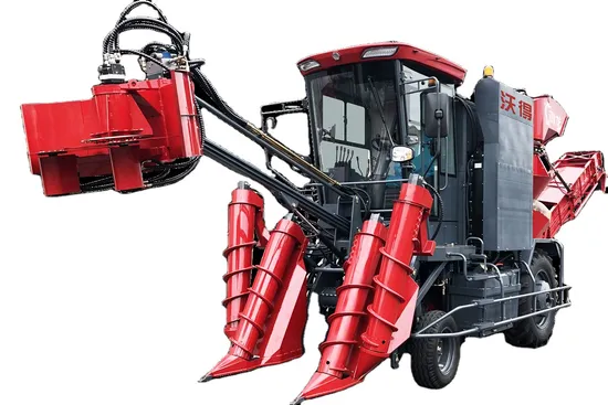 Wheeled Sugarcane Havest Cutting Machine with Red and Black Colour