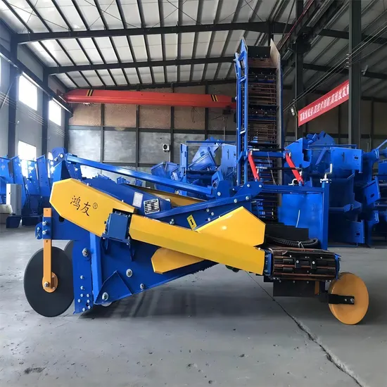 Three Point Suspension Agricultural Machinery Parts 1100mm Working Width Potato Combine Harvester