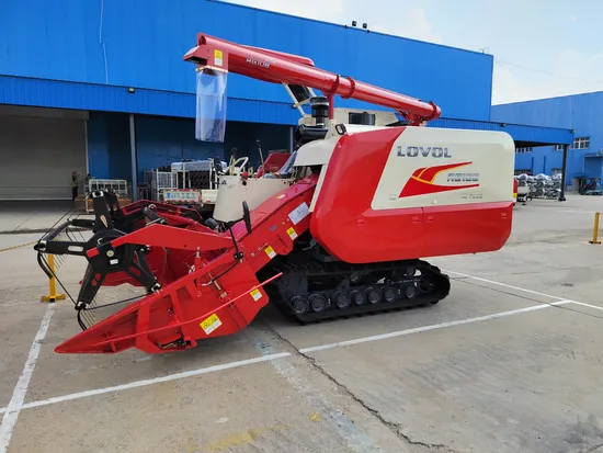 Best Seller 100HP Rg108 Plus Combine Harvester with Spare Parts