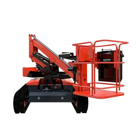 Ecas-100h Wireless Telecontrol Operate Agricultural Tracked Transport Boom Lift