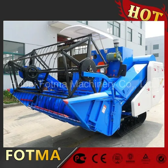 Tracked Full Feeding Rice Combine Harvesting Machine (4LZL-2.0)