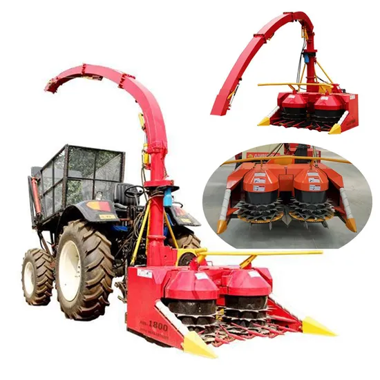 Corn Silage Harvesting Machine Tractor Mounted Silage Harvester Farm Grass Chaff Cutter Machine