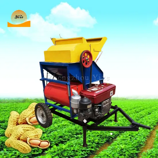 Automatic Earthnut Picking Machinery Peanut Picker Groundnut Picking Harvester Machine