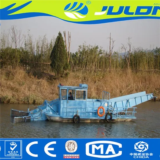 Mexico Floating Sargassum Weed Collecting Machine Aquatic Grass Harvester